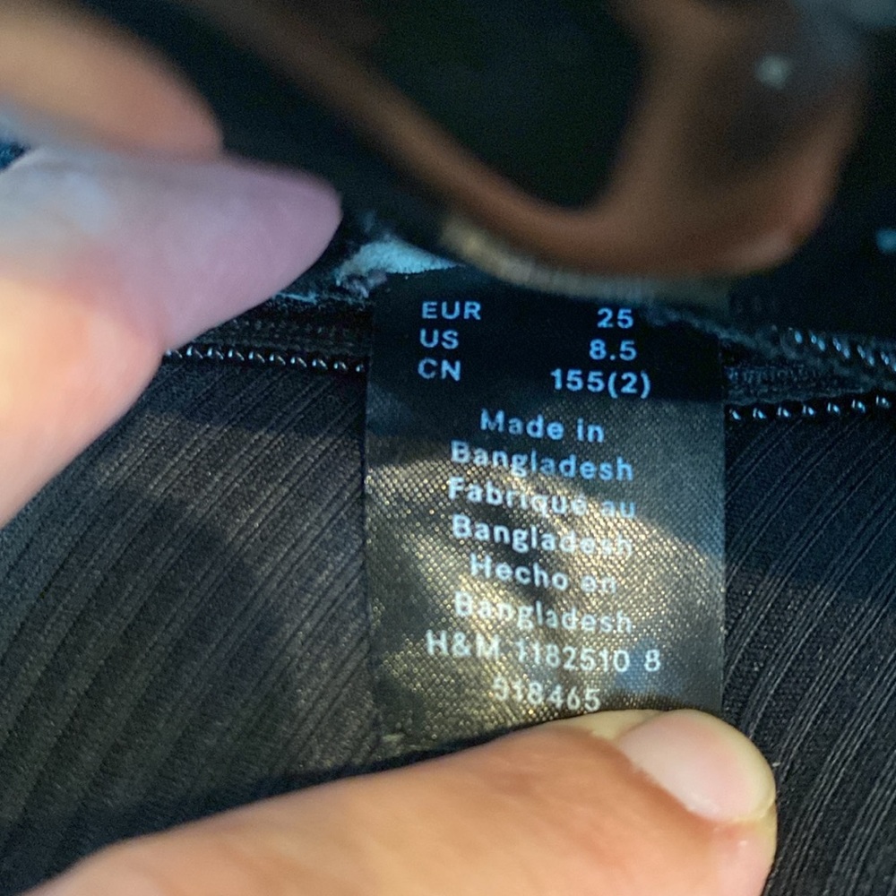 H&M Black Combat Boots - Picture 8 of 10